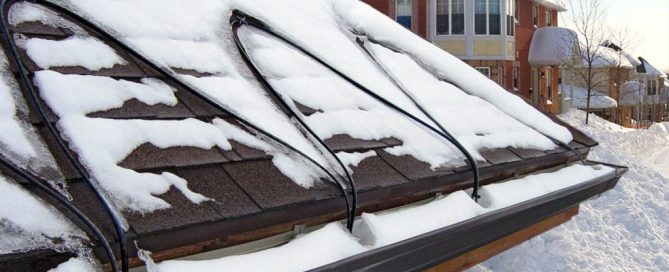 gutter downspout heating cable installation toronto
