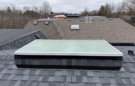 Custom Skylight with Custom Flashing