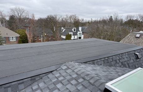 Flat Roof & Shingle